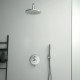 Душевой комплект Ideal Standard Ceraline встраиваемый верхний душ 20 см хром BD193AA