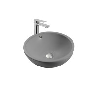 Раковина накладная AQUATON 440x440x175 мм матовый серый AQ5354-MG