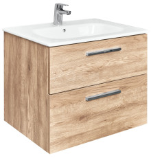 Тумба под умывальник подвесная Roca Victoria 586x450x550 мм 2 ящика Орех A857468517