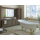 Ванна отдельностоящая Aquanet FAMILY STONE CLASSIC 1600х800 мм лапы золото 00368586