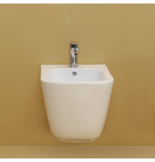 Биде подвесное Kerasan Tribeca 54х35 см с креплением WB9N белый матовый 512530