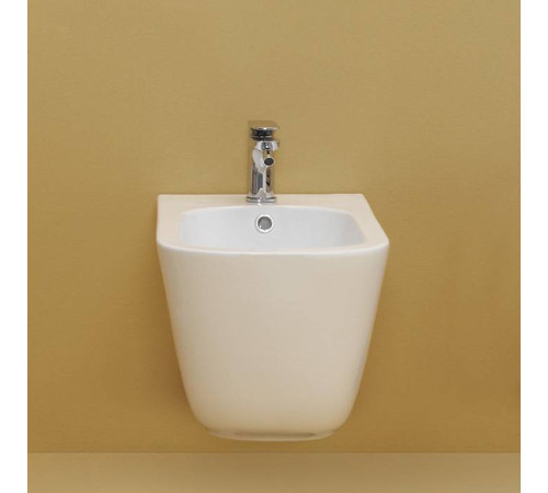 Биде подвесное Kerasan Tribeca 54х35 см с креплением WB9N белый матовый 512530