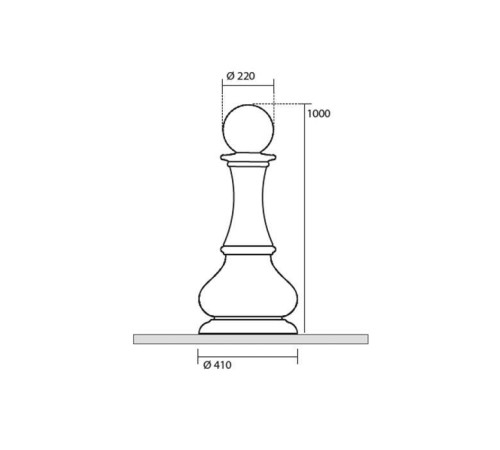 Статуэтка декоративная Kerasan Artwork Pedone напольная белый глянцевый 471201