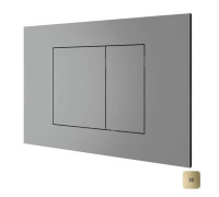 Клавиша смыва Almar для бачков Geberit/TECE двойная золото PVD E330001.GO