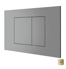 Клавиша смыва Almar для бачков Geberit/TECE двойная золото PVD E330001.GO