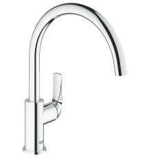 Смеситель для кухонной мойки GROHE BauCurve высокий излив хром 31536001