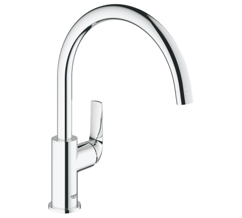 Смеситель для кухонной мойки GROHE BauCurve высокий излив хром 31536001