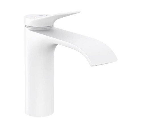 Смеситель для раковины Hansgrohe Vivenis 110 белый матовый 75022700