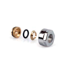 Фитинг для медной трубы SR Rubinetterie 15х3/4 евроконус хром E381-2000C0E0