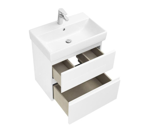 Тумба подвесная Roca Oleta 60х37х54 см 2 ящика белый матовый A857639501