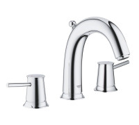 Смеситель для раковины Grohe BauClassic на 3 отверстия хром 20470000