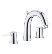 Смеситель для раковины Grohe BauClassic на 3 отверстия хром 20470000