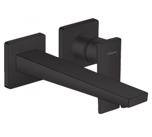 Смеситель для раковины Hansgrohe Metropol настенный внешняя часть излив 225 мм черный матовый 32526670