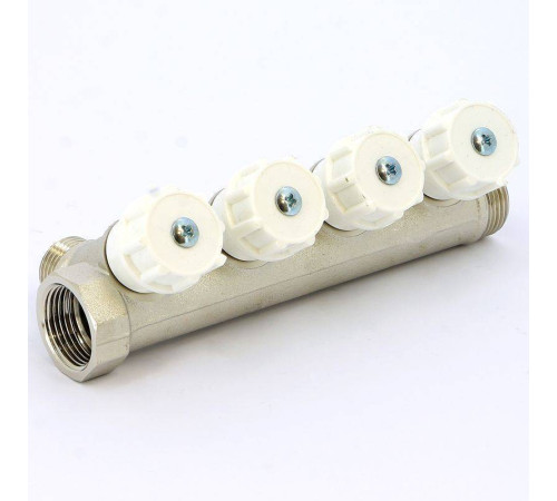 Коллектор с вентилями Itap 3/4 4 выхода 1/2 38 мм 465 3/4-4