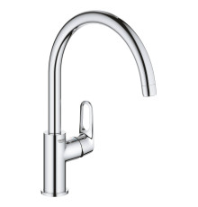 Смеситель для кухонной мойки GROHE BauFlow высокий излив хром 31538001