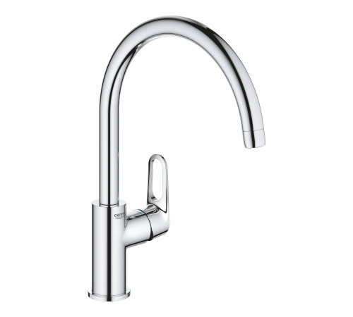 Смеситель для кухонной мойки GROHE BauFlow высокий излив хром 31538001