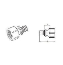 Переходник REHAU RAUTITAN 25 x 2.3 мм - Rp 3/4 с внутренней резьбой 11691071001