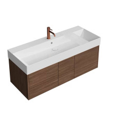 Тумба подвесная Kerama Marazzi Grande 120х47х37.3 см 3 ящика структурированный орех GR.120.3\SNUT