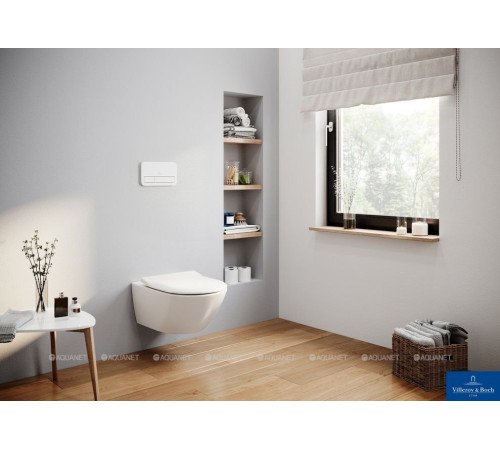 Унитаз подвесной Villeroy & Boch Subway 2.0 370x560 мм CeramicPlus без сиденья 5614R0R1