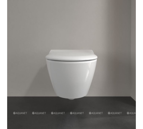 Унитаз подвесной Villeroy & Boch Subway 2.0 370x560 мм CeramicPlus без сиденья 5614R0R1