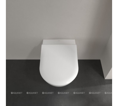 Унитаз подвесной Villeroy & Boch Subway 2.0 370x560 мм CeramicPlus без сиденья 5614R0R1