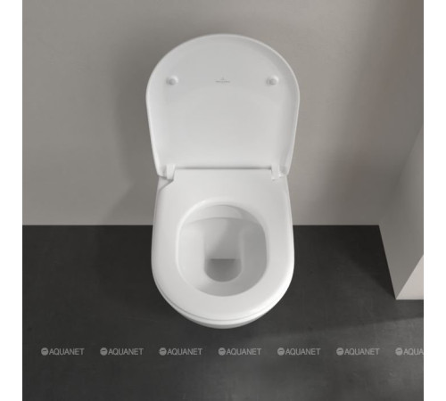 Унитаз подвесной Villeroy & Boch Subway 2.0 370x560 мм CeramicPlus без сиденья 5614R0R1