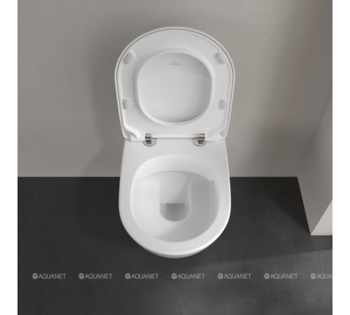Унитаз подвесной Villeroy & Boch Subway 2.0 370x560 мм CeramicPlus без сиденья 5614R0R1
