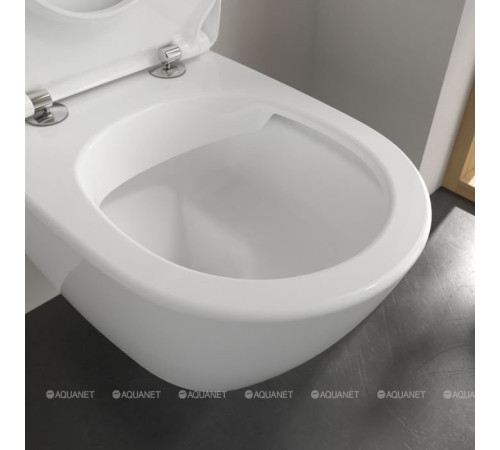 Унитаз подвесной Villeroy & Boch Subway 2.0 370x560 мм CeramicPlus без сиденья 5614R0R1