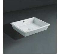 Раковина встраиваемая под столешницу SIMAS Lavabi darredo 48х37 см с переливом белая S59 bi