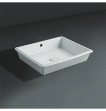 Раковина встраиваемая под столешницу SIMAS Lavabi darredo 48х37 см с переливом белая S59 bi