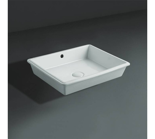 Раковина встраиваемая под столешницу SIMAS Lavabi darredo 48х37 см с переливом белая S59 bi