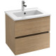 Тумба под раковину Jacob Delafon Tolbiac 60 см 2 ящика дуб давос натуральный EB2381-E75
