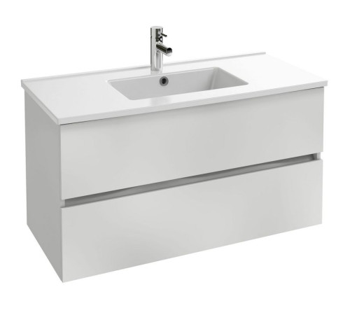 Тумба под раковину Jacob Delafon Tolbiac 100 см 2 ящика белый лак EB2383-J5
