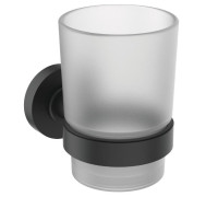 Стакан с держателем Ideal Standard IOM матовый черный A9120XG
