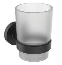 Стакан с держателем Ideal Standard IOM матовый черный A9120XG