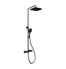 Душевая стойка с термостатическим смесителем и ручным душем RAVAK TD F 091.20/150 черный X070160