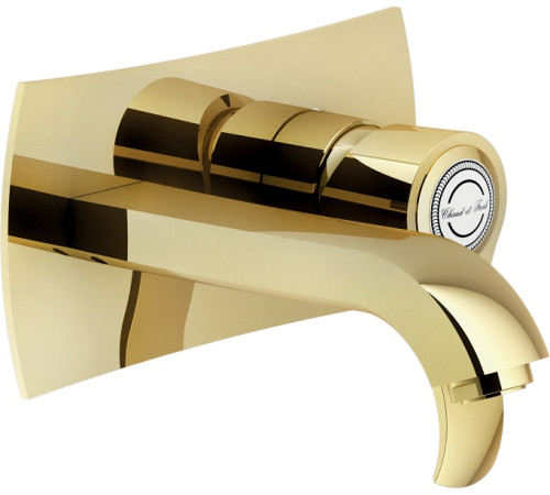 Смеситель для раковины TopZero Sofi 150 мм внешняя часть золото SI98198GDP