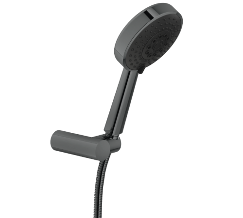 Душевой набор Nobili AD146/48FLP черный глянцевый