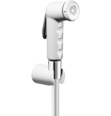 Гигиенический душ с держателем и шлангом Nobili AD146/52BB хром/белый