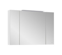 Зеркальный шкаф Roca Oleta 100х70 см с LED-светильником белый A857648806