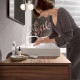 Смеситель для раковины Hansgrohe Vivenis 110 белый матовый 75022700