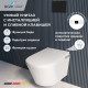 Унитаз умный подвесной с инсталляцией RGW SW-70B черный 63420270-04