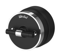 Выключатель на 4 положения двухклавишный Vintage черный матовый/хром W5822051