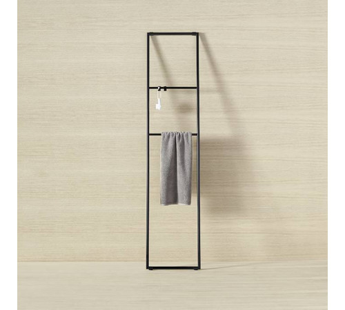 Стеллаж для полотенец Burgbad Coco 40x180 см черный HHRE003