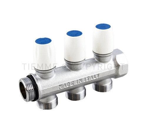 Коллектор Tiemme VERTI 3/4 НР/ВР 2 выхода 24x19 под Ø18 1870008