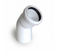 Отвод ELITE МК МПП 50х30° белый 24551