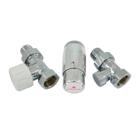 Комплект термостатический Schlosser DN15 прямой Мини M30x1.5 Хром 602200061