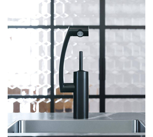 Смеситель для кухни Damixa Arc матовый черный 290007364