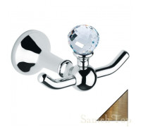Крючок тройной Fixsen Swarovski бронза FS24592SW