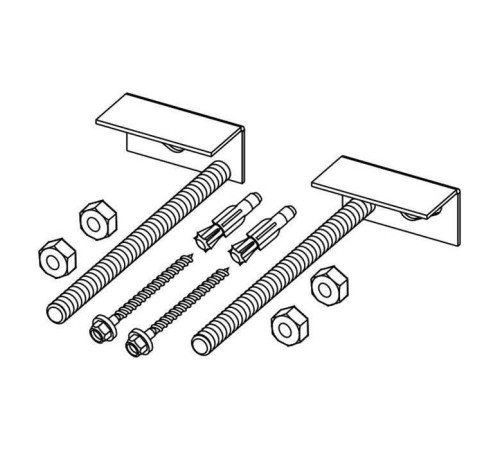 Комплект для крепления модуля к стене TECE TECEbase 9380300